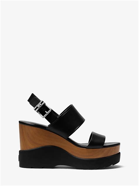 Rhett Leather Wedge Sandal 